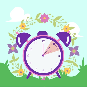 Free Daylight Saving Clipart Template to Edit Online