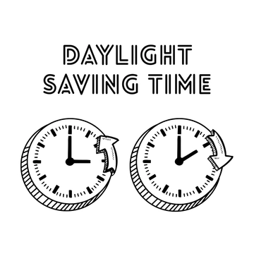 Free Daylight Saving Drawing Clipart Template to Edit Online