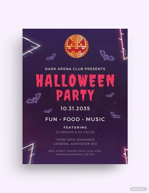 Halloween Nightclub Flyer Template
