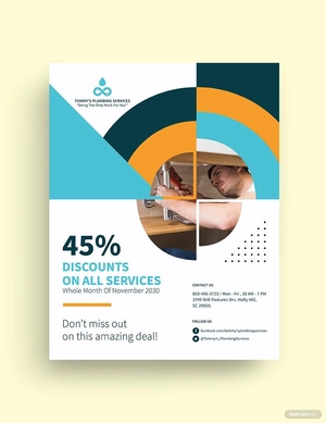 Handyman Plumber Services Flyer Template