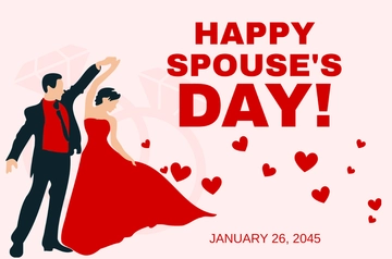 Free National Spouses Day Banner Template to Edit Online