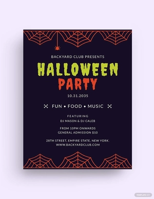 Halloween Party Flyer Template