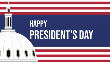 Free High Resolution Presidents' Day Background Template to Edit Online