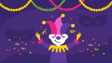 Free Mardi Gras Carnival Image Background Template to Edit Online
