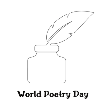 Free World Poetry Day Drawing Clipart Template to Edit Online