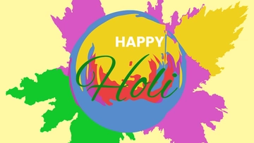 Free Holi Background Template to Edit Online