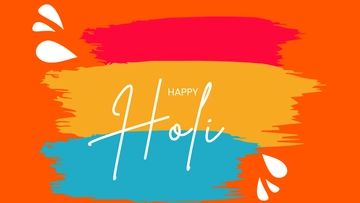 Free Happy Holi Background Template to Edit Online
