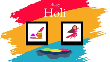 Free Holi Photo Background Template to Edit Online