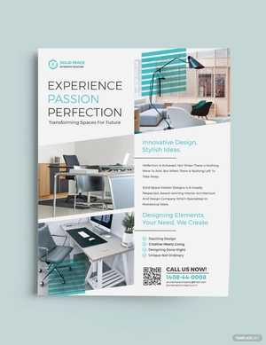 Office Interior Flyer Template