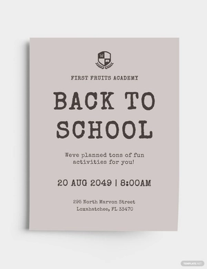 Old School Flyer Template
