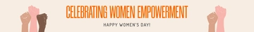 Free International Women's Day Website Banner Template to Edit Online Free International Women's Day Website Banner Template to Edit Online