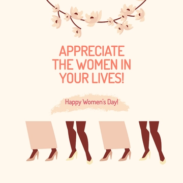 Free International Women's Day Instagram Post Template to Edit Online Free International Women's Day Instagram Post Template to Edit Online