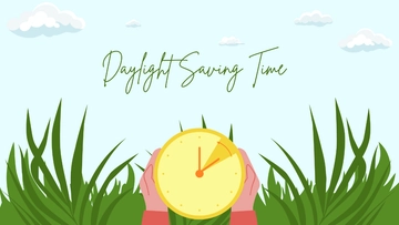 Free Daylight Saving Wallpaper Background Template to Edit Online