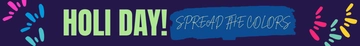 Free Free Holi Website Banner Template to Edit Online