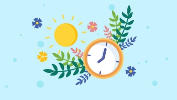 Free Daylight Saving Background Template to Edit Online