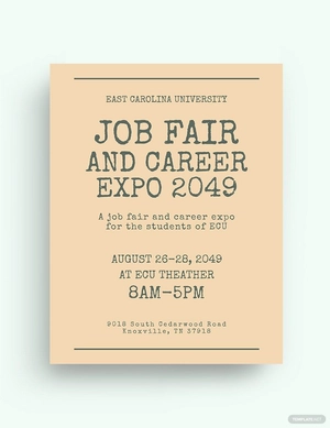 Vintage Typography Flyer Template