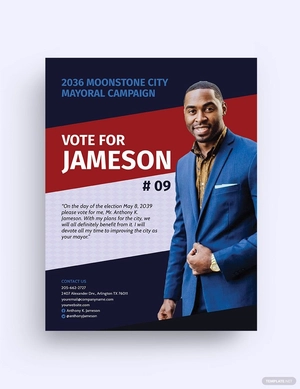 Vote for Me Flyer Template
