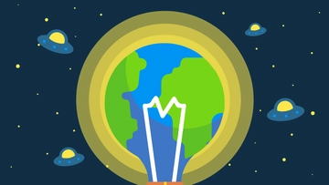 Free Earth Hour Clipart Background Template to Edit Online
