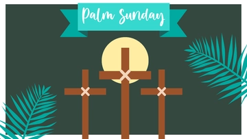 Free Palm Sunday Background Template to Edit Online