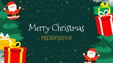 Free Merry Christmas Presentation Template to Edit Online