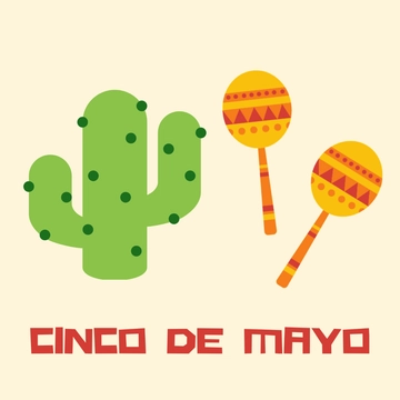 Free Cinco de Mayo Clipart Vector Template to Edit Online
