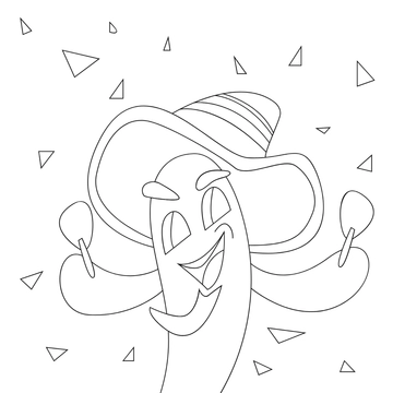 Free Cinco de Mayo Drawing Clipart Template to Edit Online