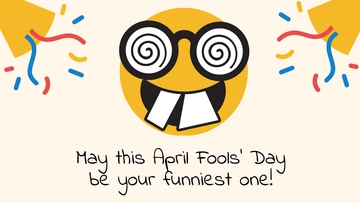 Free April Fools' Day Wishes Background Template to Edit Online
