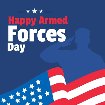 Free Armed Forces Day Clipart Template to Edit Online