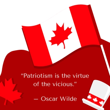 Free National Patriots' Day Quote Vector Template to Edit Online