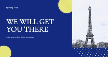 Free Simple Travel Agency Facebook Post Template to Edit Online