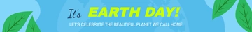 Free Earth Day Website Banner Template to Edit Online