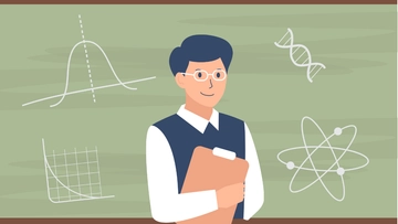 Free National Teacher Day Clipart Background Template to Edit Online