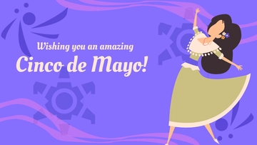 Free Cinco de Mayo Wishes Background Template to Edit Online