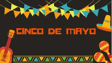 Free Cinco de Mayo Clipart Background Template to Edit Online