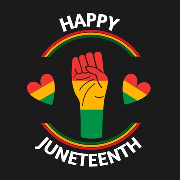 Free Happy Juneteenth Illustration Template to Edit Online