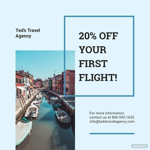 Summer Travel Instagram Post Template