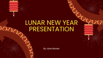 Free Lunar New Year Presentation Template to Edit Online
