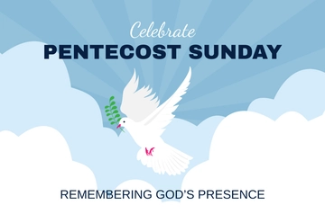 Free Pentecost Banner Template to Edit Online