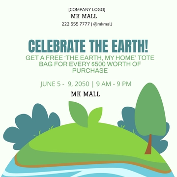 Free World Environment Day Poster Vector Template to Edit Online