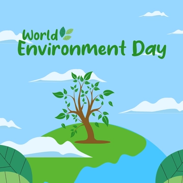 Free World Environment Day Clipart Template to Edit Online