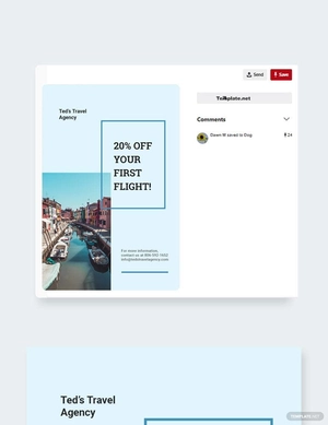 Summer Travel Pinterest Pin Template