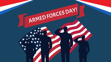 Free Armed Forces Day Background Template to Edit Online