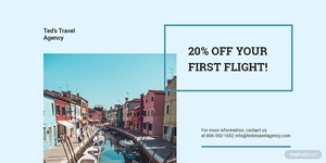 Summer Travel Twitter Post Template