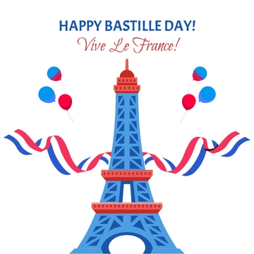 Free Bastille Day Quote Vector Template to Edit Online