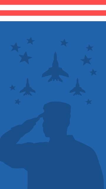 Free Armed Forces Day iPhone Background Template to Edit Online