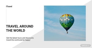 Travel Trends Facebook Post Template