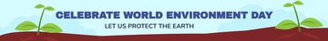 Free World Environment Day Website Banner Template to Edit Online