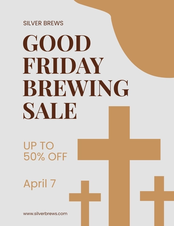 Free Good Friday Advertising Flyer Template to Edit Online