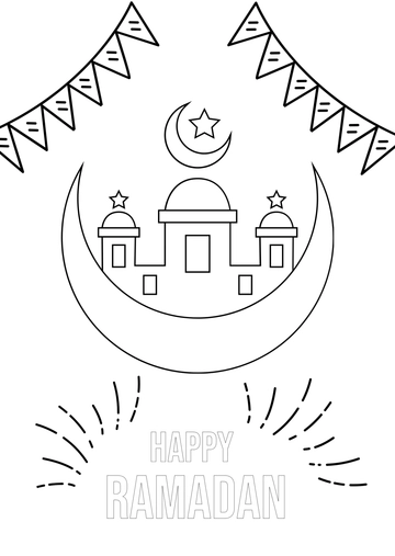 Free Happy Ramadan Drawing Template to Edit Online | Template.net