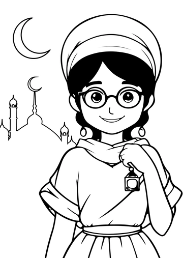 Free Ramadan Cartoon Drawing Template to Edit Online | Template.net